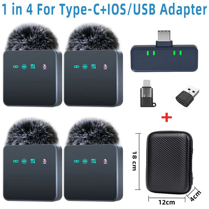 Wireless Lavalier Microphone Noise Reduction With Windproof