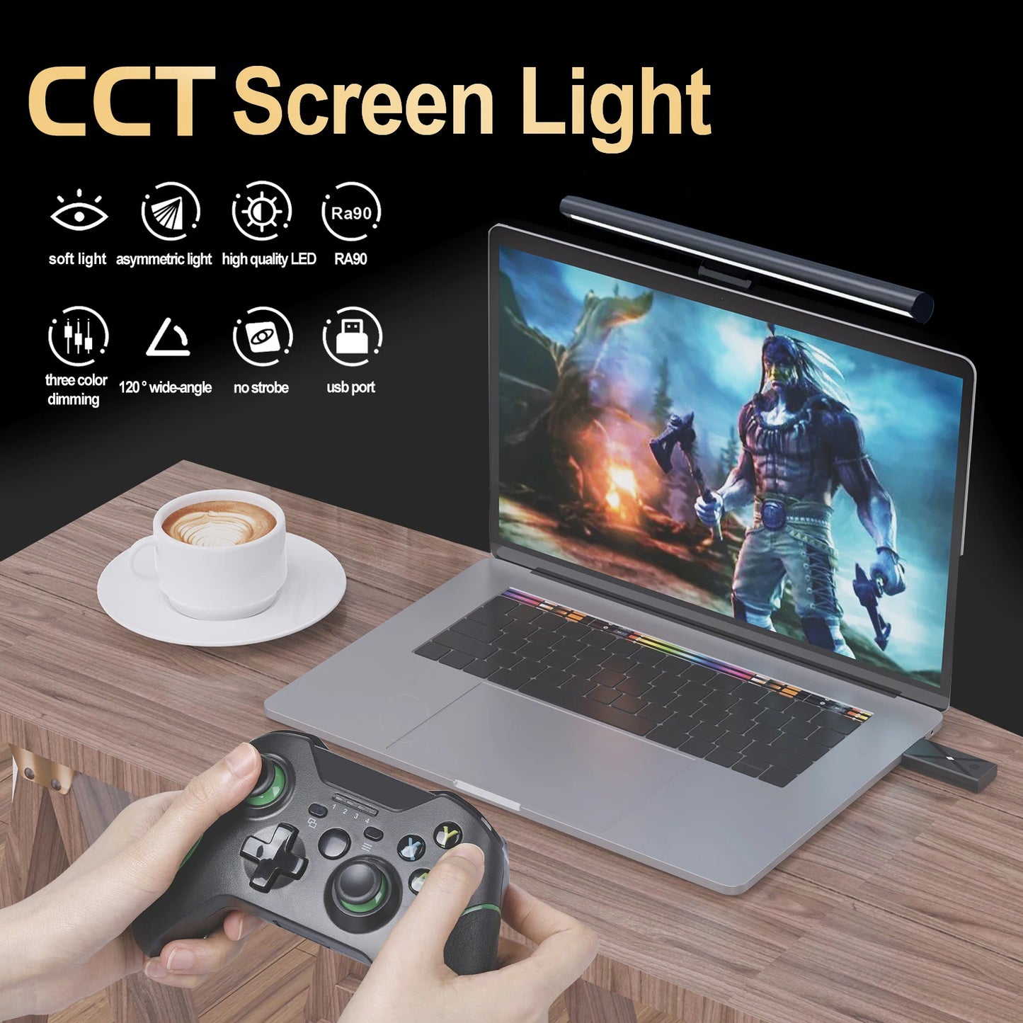 Screen LED Bar Desk Lamp PC Computer Laptop Screen Lamp