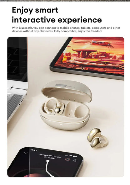 Lenovo RS106 OWS Ear Clip Bluetooth 6.0 Earphones