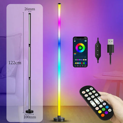 122cm Smart Corner Floor Lamp Dimmable