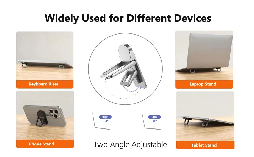 2PCS Mini Foldable Laptop Stand Portable